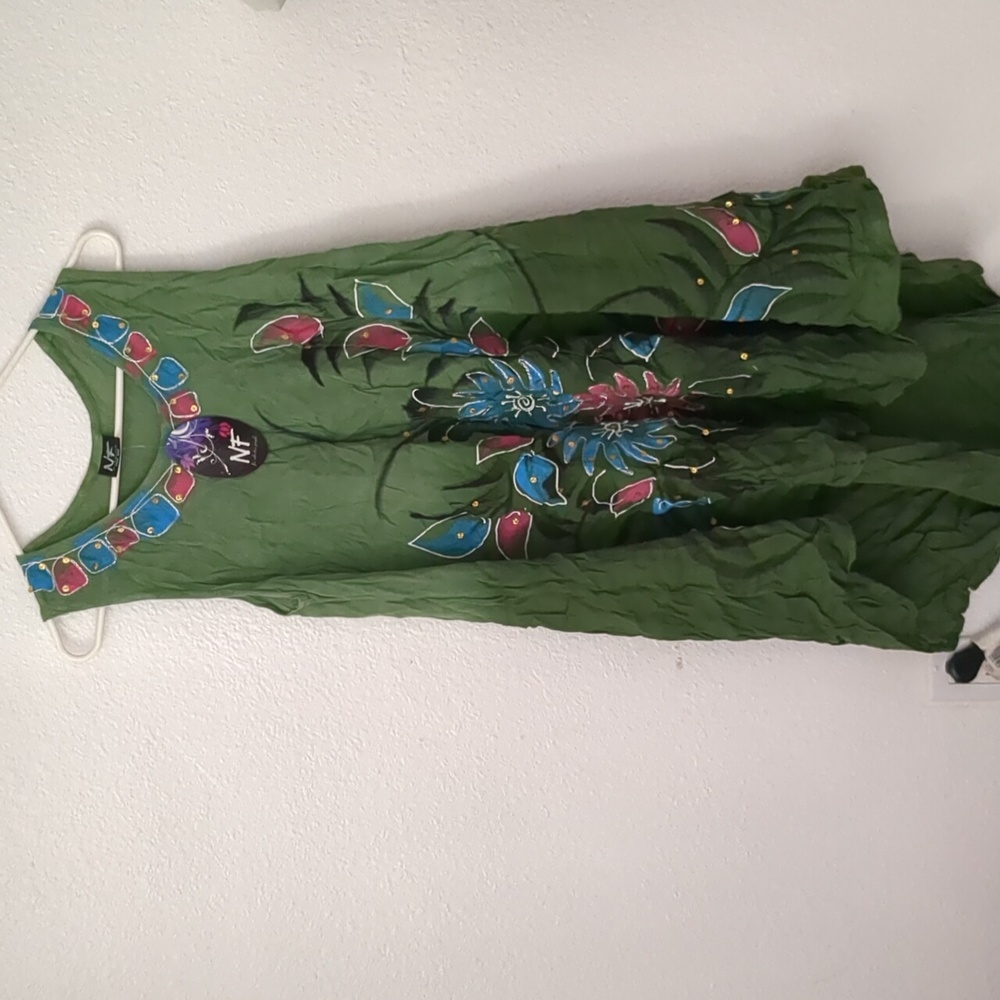 NWT made in India Olive color one size top